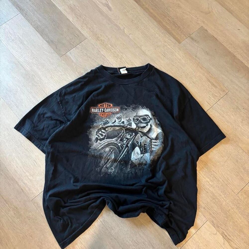 Harley-davidson Men's Black T-shirt